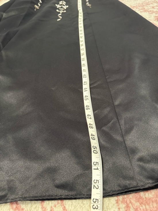 Morgan & Co. Strapless Black Dress with White Embroidery - Picture 8 of 8